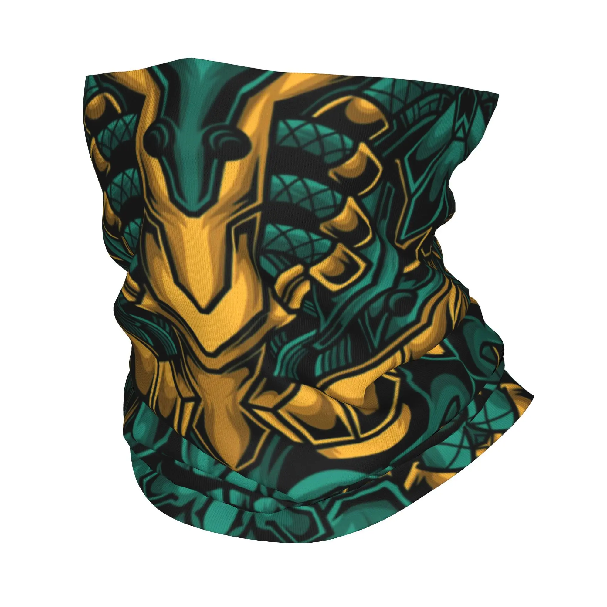 Изготовленная на заказ японская бандана Oni зимняя теплая повязка шею мужской