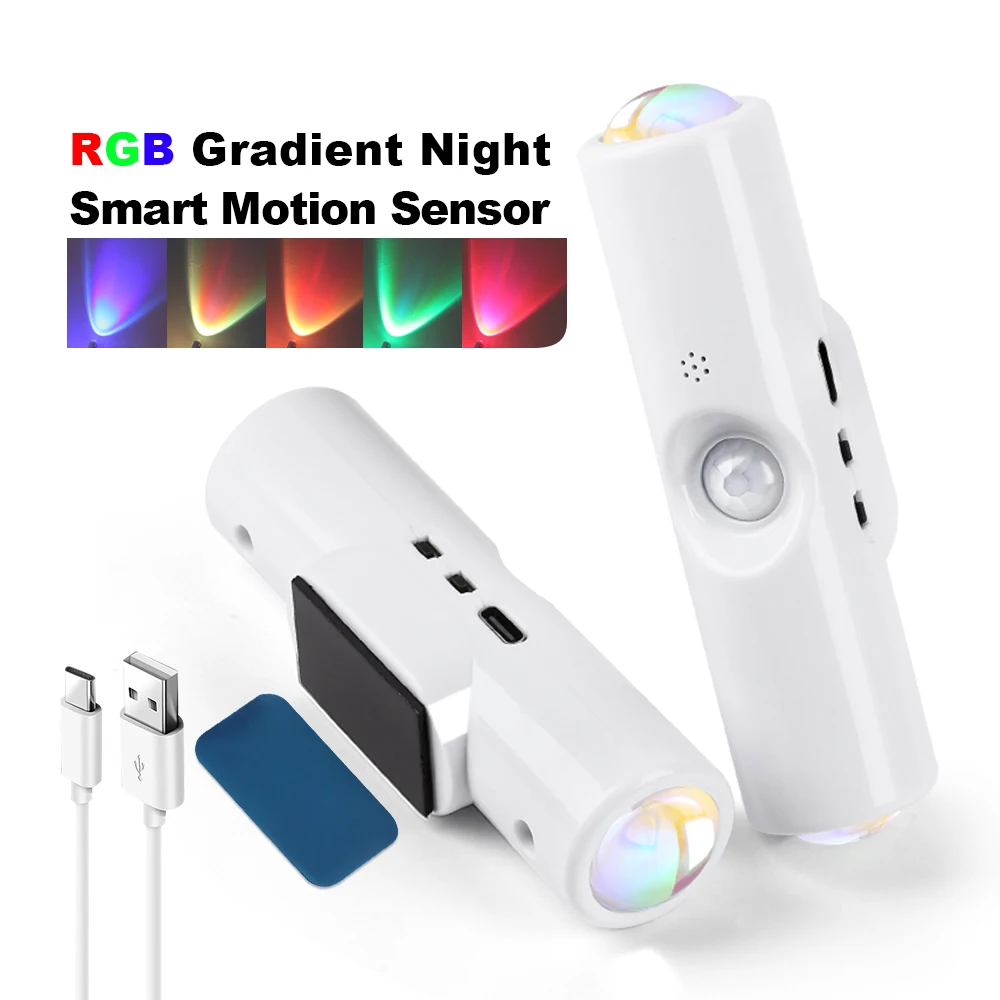 

RGB Ночник PARKSON с датчиком движения USB rechargeable