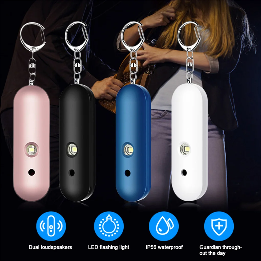 

Карманный светодиодный фонарик с сигнализацией безопасности, кнопка аварийного оповещения для путешествий, устройство для персональной з...