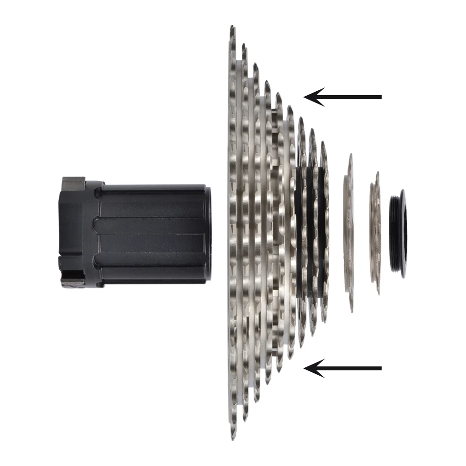 SUNSHINE Ultralight Road Cassette 11S/12Speed Bicycle Freewheel 28T/32T/34T36T CNC Hollow Out Flywheel HyperGlide System