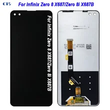 100% Original For Infinix Zero 8 X687 LCD Display For Infinix Zero 8i X687B LCD Touch Panel Screen Digitizer Assembly Pantallas