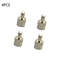 automobile accessories 4pcs copper slotted head vehicle tire wheel tool cap valve caps us type core removal tool for cars vehicl