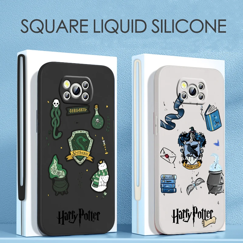 

Harrys Potter Ron Wesley For Xiaomi POCO X4 M5S F4 M4 X3 F3 M3 C3 F2 X2 F1 Pro GT NFC 4G 5G Liquid Rope Phone Case