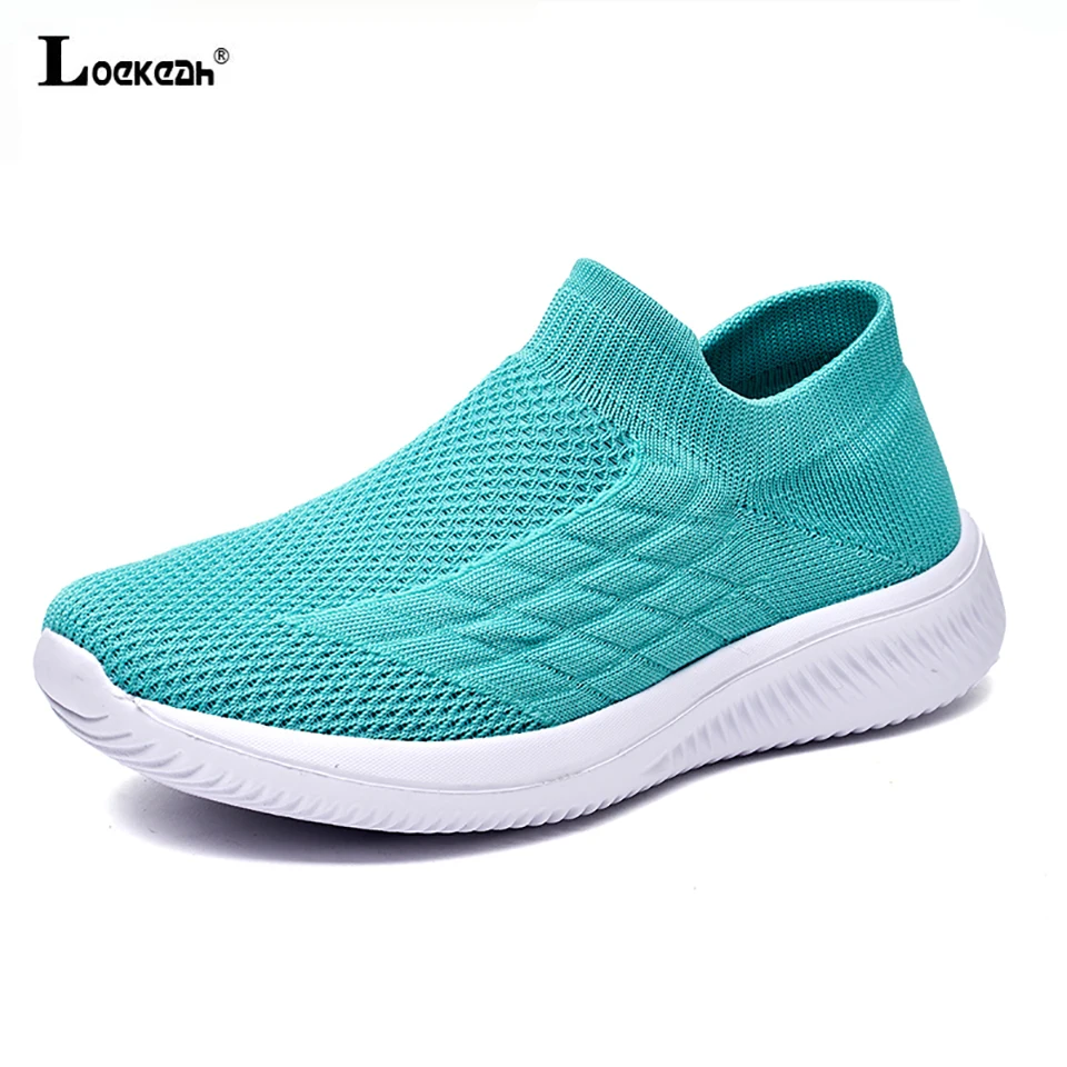 

Loekeah Female Walking Shoes Fashion Casual Sneaker For Women Light Weight Breathable Mesh Footwear Outdoor Jogging Shoes Tennis