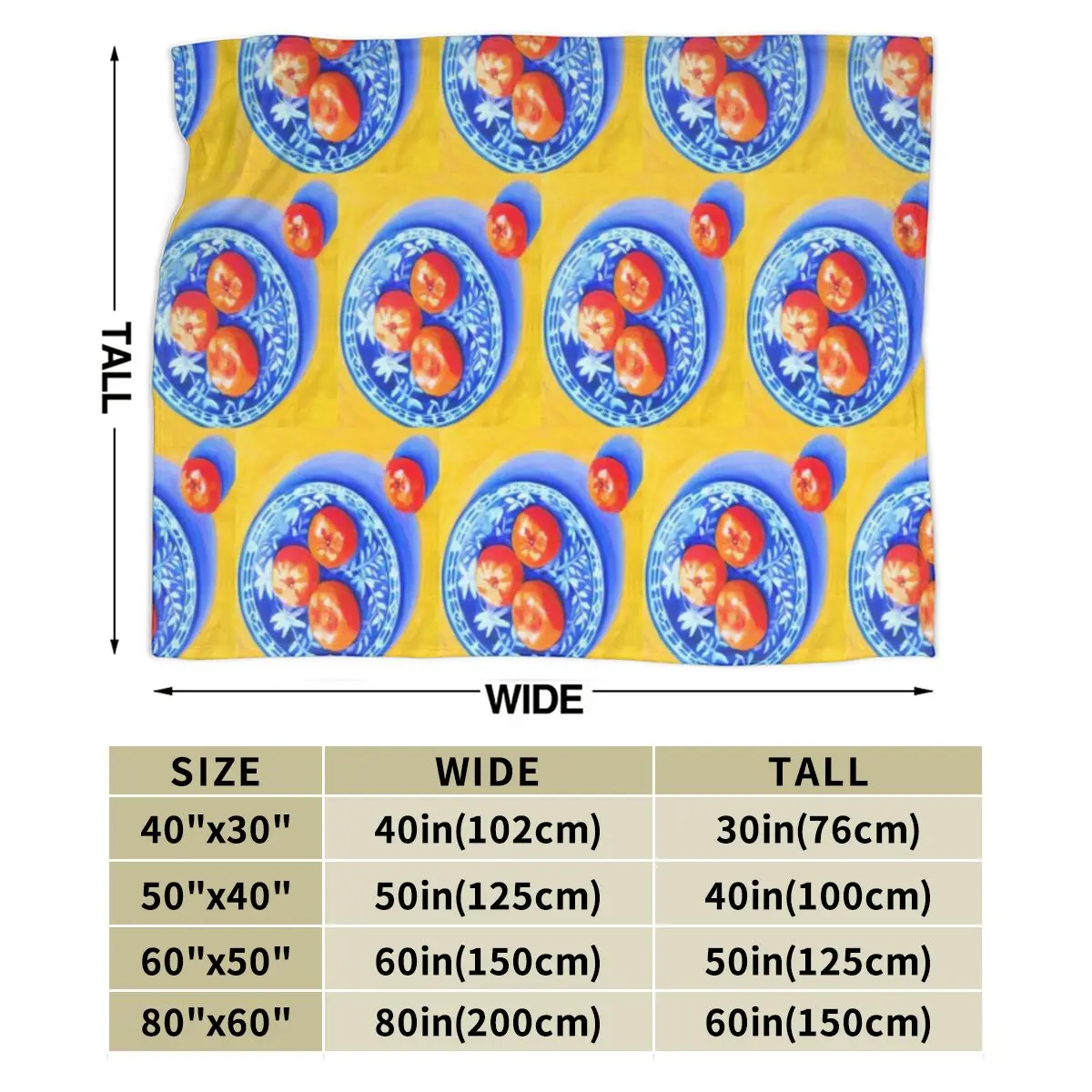 Мандарины ультрамягкое одеяло из микрофлиса