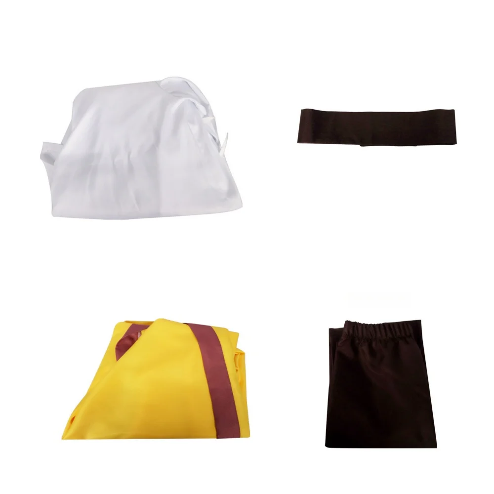 Костюм для выставки манги из аниме фэндун желто-коричневый парик код Ван