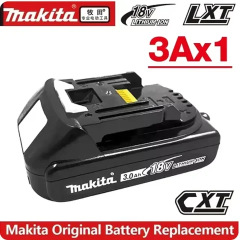 🛠️ 🛠️ Оригинальная батарея Makita 6 Ач/3 Ач/ Makita 18 В BL1830B BL1850B BL1850 BL1840 BL1860 BL1815, сменная литиевая батарея