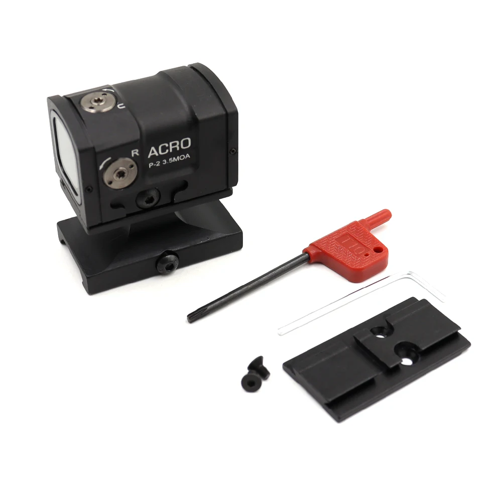 Винтовочные прицелы 3 5 MOA Aairsoft ACRO P2 прицел с рельсовым креплением 20 мм для охоты на