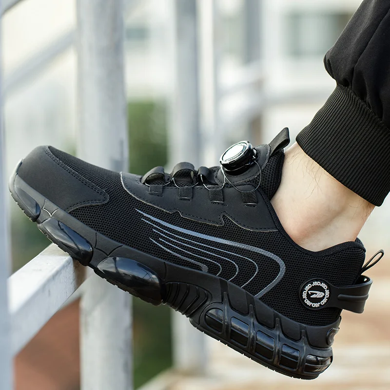 Женские неразрушимые ботильоны с защитой от ударов защитная обувь кроссовки со