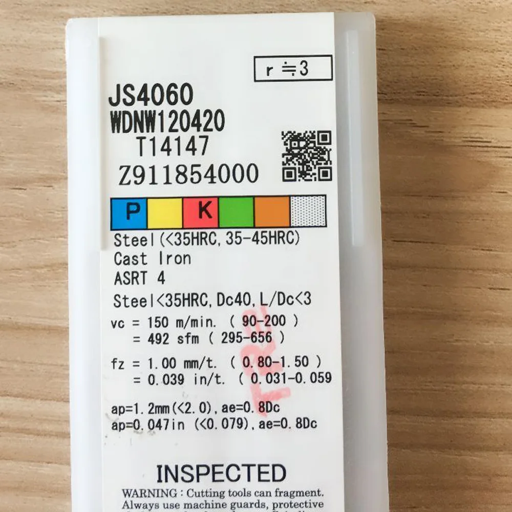 Оригинальные твердосплавные вставки японского бренда WDNW120420 JS4060 Фрезерный