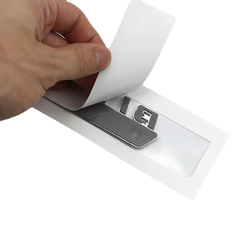 3D ABS черный Автомобильный значок для заднего багажника Наклейка крыла боковая