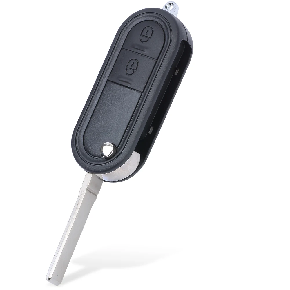 KEYECU 433 МГц ID46 чип откидной пульт дистанционного управления автомобильный ключ 2