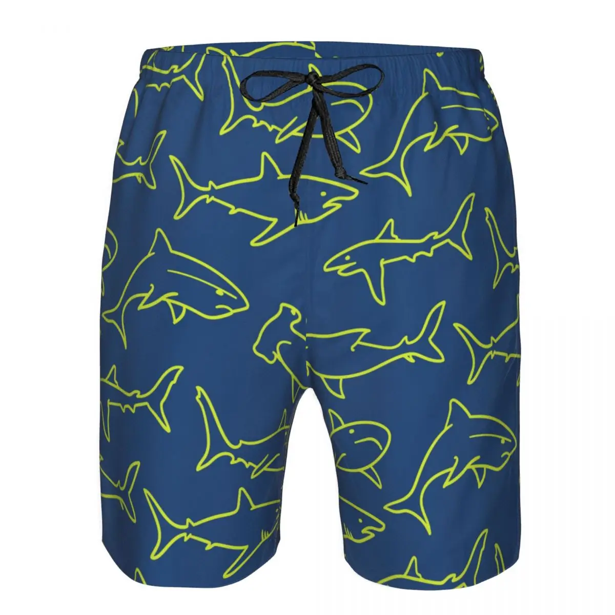 

Мужские плавательные шорты, одежда для плавания, мужские плавки с принтом морских акул, купальник, пляжная одежда, бордшорты