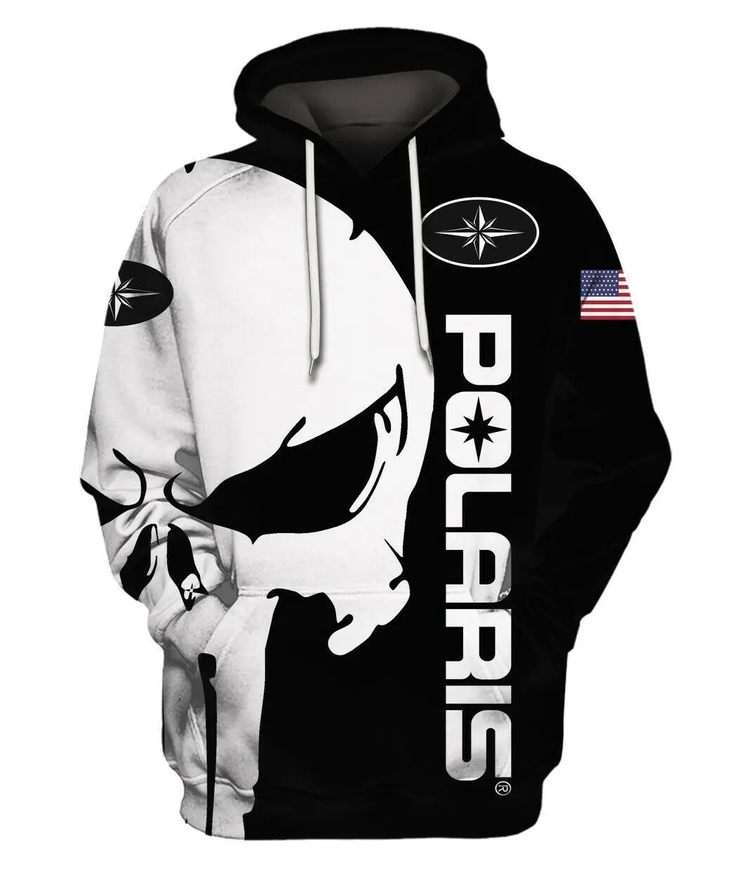 Polaris Logotipo Hoodie Corrida Fora De Estrada Jaqueta De Alta Qualidade Harajuku Esportiva Oversiz