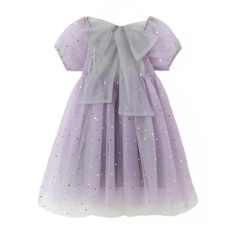 

Girls' Dress Summer Children's Princess Dress Western Style Gauze Dress Super Fairy Pettiskirt Little Girl Dress