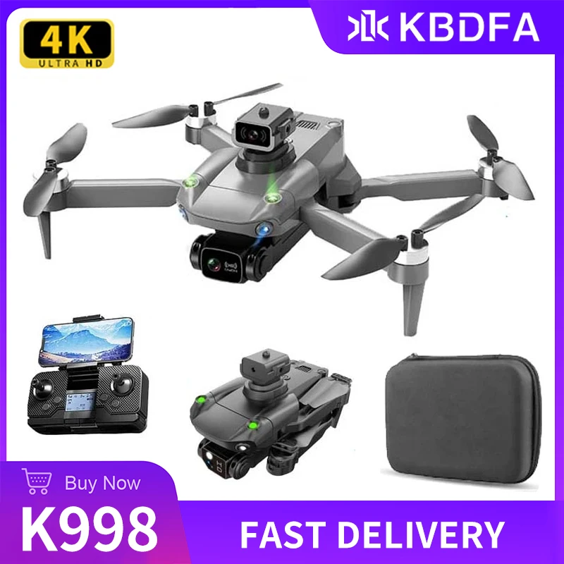 

K998 GPS Drone 4K Professional 6K Dual ESC Camera Obstacle Avoidance Optical Flow Positioning Brushless RC Foldable Quadcopter
