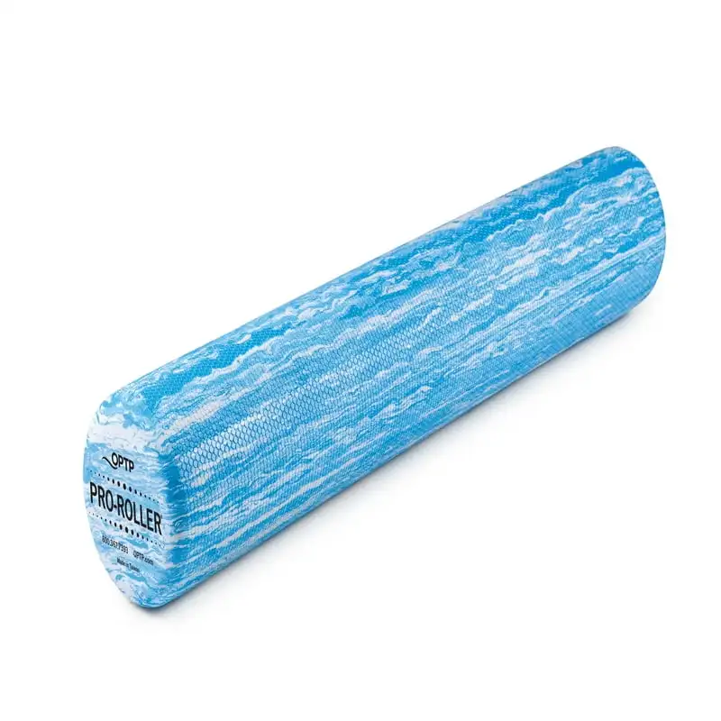 

-ROLLER Standard Density Foam Roller - for Massage, Stretching, Fitness, Yoga and Pilates Exercise | Blue | 36" x 6"