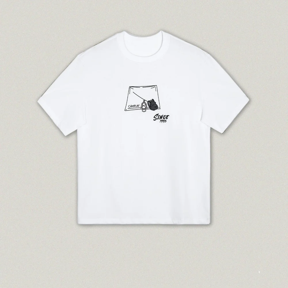 

Футболка мужская из 100% хлопка, Повседневная футболка большого размера 3XL, с монограммой белого и черного цвета, Молодежная уличная одежда на лето