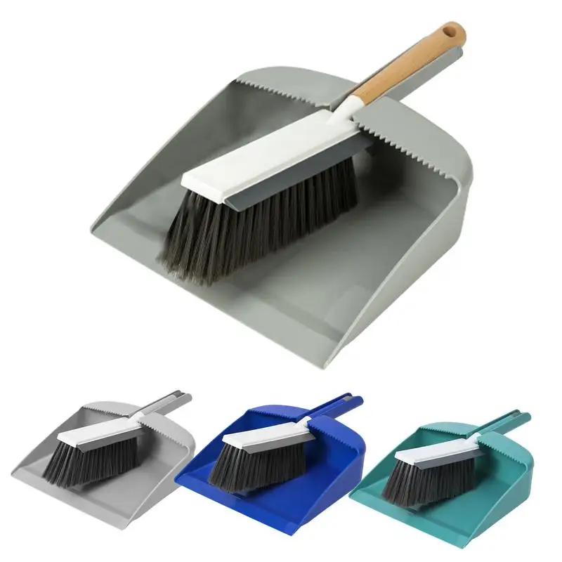 

Mini Broom Dustpan Set Cleaning Brushes For Desks Sheets Recliner PP Handle Snap-On Broom Set For Household Cleaning tool