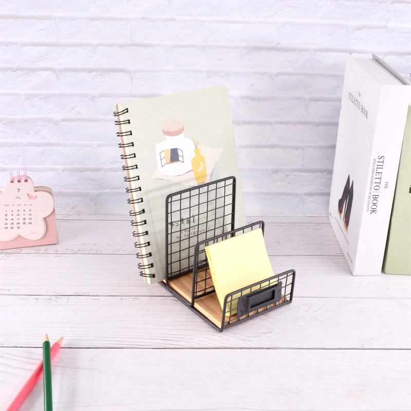 

Прочный органайзер для файлов, подставка, вместительный сетчатый полый держатель для хранения, стабильный антидеформированный домашний держатель для документов