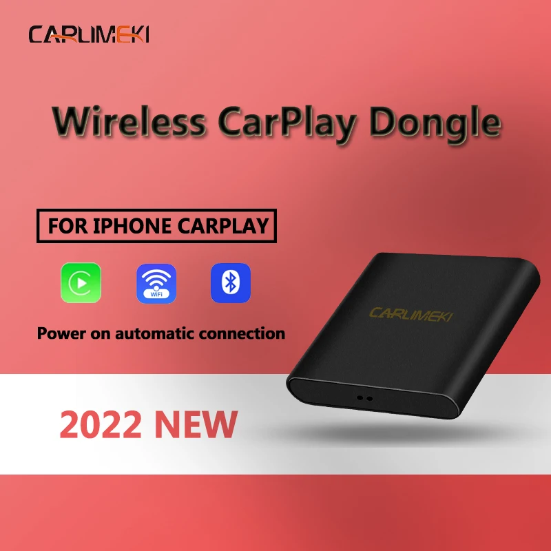 CARLIMEKI Wired Carplay to Wireless CarPlay Dongle Auto Link Connect for Plugs and Play Honda Volkswagen Toyota Audi Benz Mazda