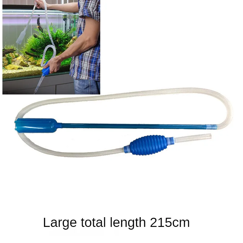 

Aquarium Siphon Fish Tank Syphon Vacuum Cleaner Pump Semi-automatic Water Change Changer Gravel Water Filter Acuario Accessories