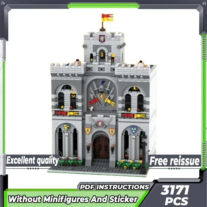 Средневековый конструктор Moc замок льва