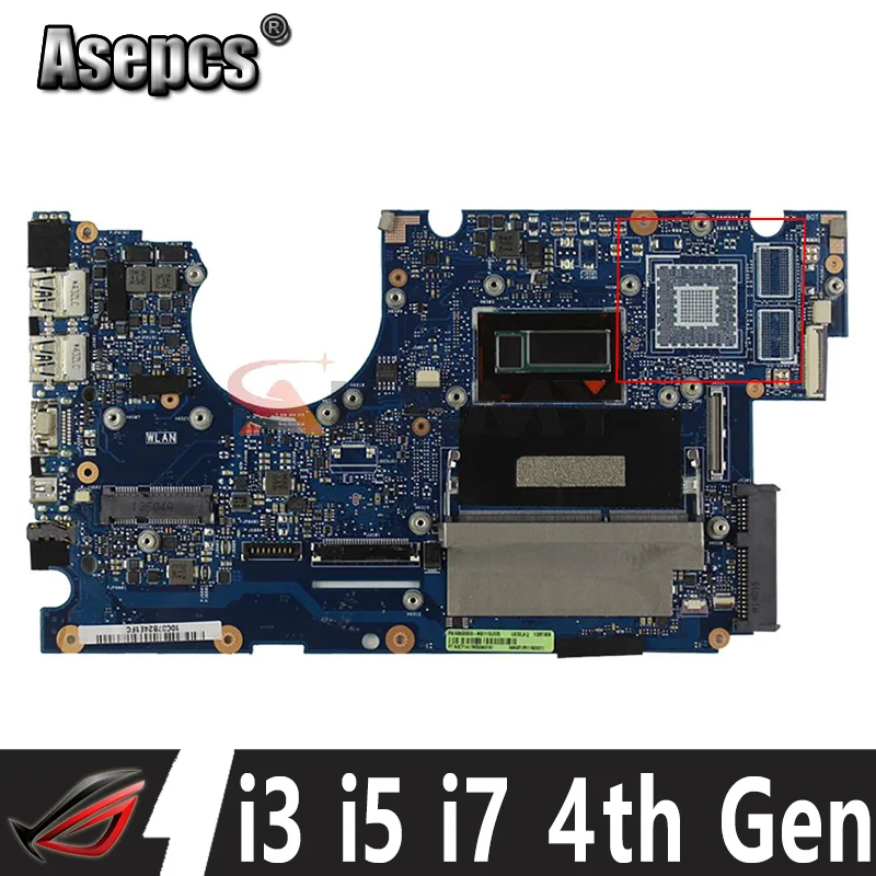 

UX32LA 4GB RAM i3-4th Gen i5-4th Gen i7-4th Gen CPU Mainboard for ASUS UX32 UX32L UX32LA UX32LN UX32LA-LN Laptop Motherboard