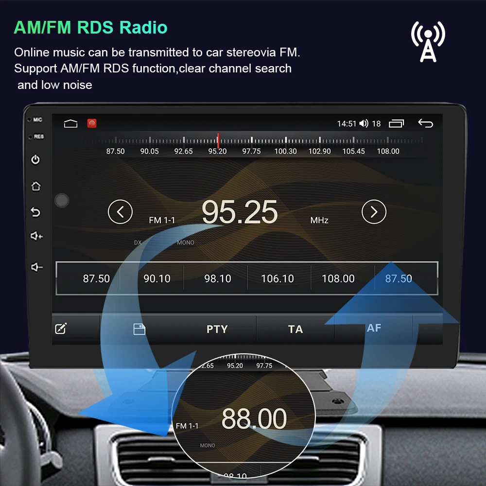 Автомагнитола 2 din на Android для Hyundai Santa Fe 2006-2012 мультимедийный плеер CarPlay