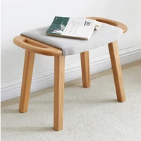 home soft bag dressing table stool nordic minimalist leisure chairs homestay wind bench bedroom small chair home furniture