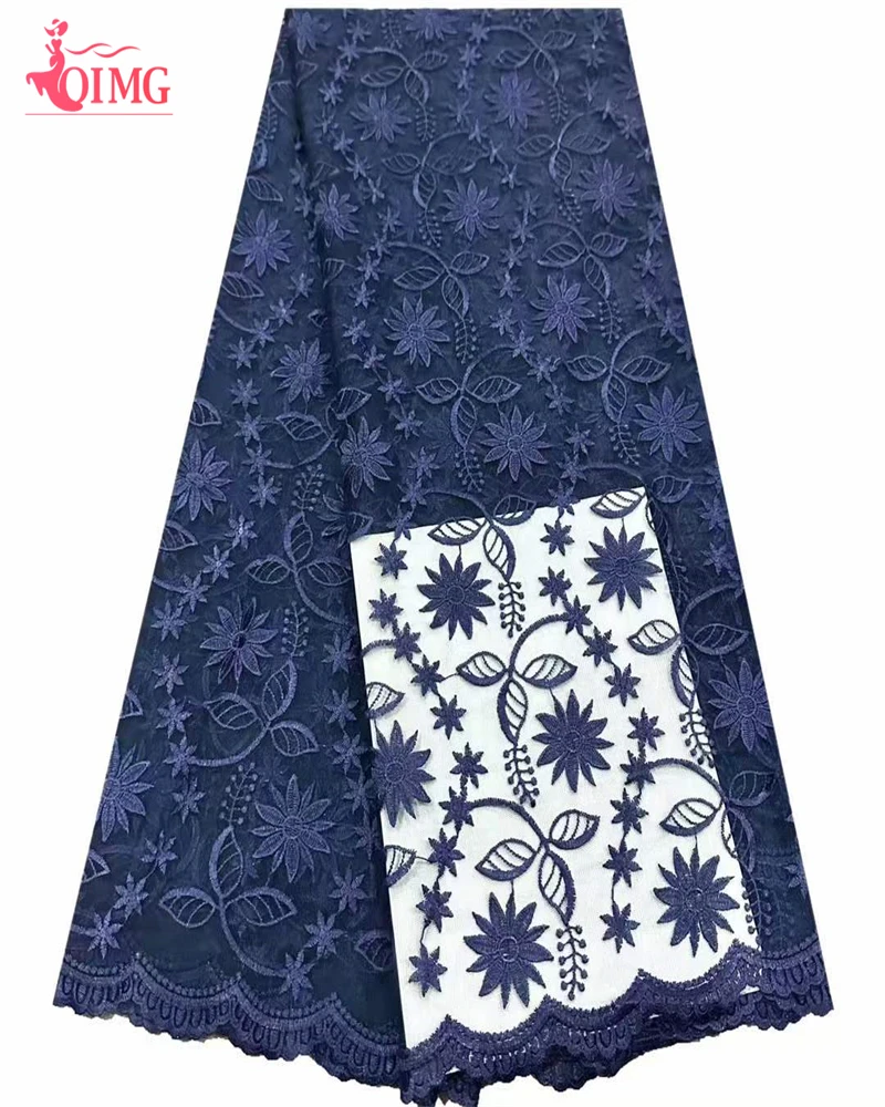 OIMG 2023 Высококачественная французская нигерийская кружевная ткань с вышивкой в