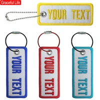 custom luggage tag cute personalized your text name id key chain for traver suitcase holder baggage boarding tags portable label