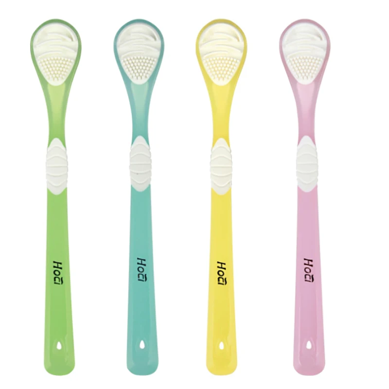 Скребок для языка двухсторонний Антибактериальный 1 шт.