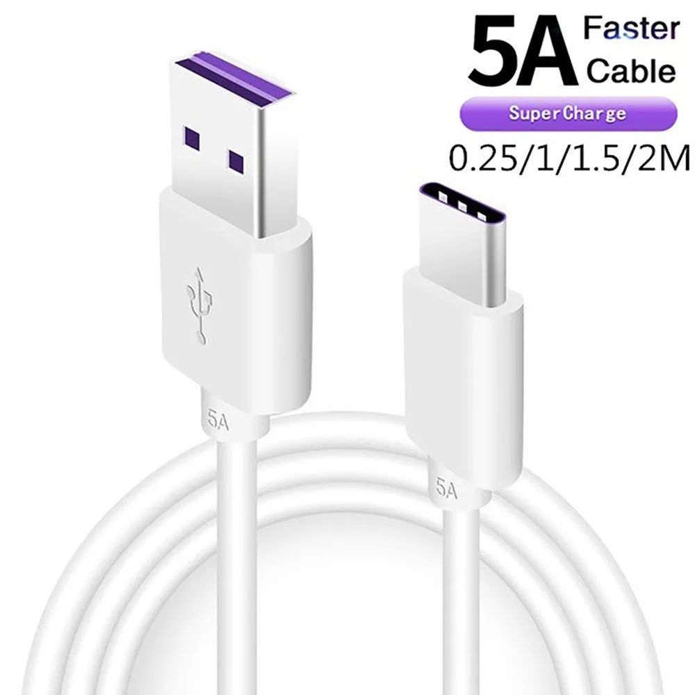 

5A Fast Charging Wire Type C Cable Mobile Phone Micro USB Wires Cable For Xiaomi mi 11 Samsung Type C Data Charge Cable Cord