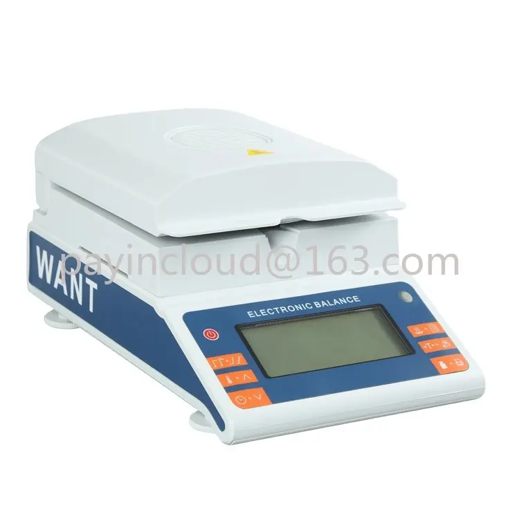 

1 мг, галогенный тестер влажности, электронный цифровой анализатор влажности, измеритель влажности для продуктов питания, текстиля