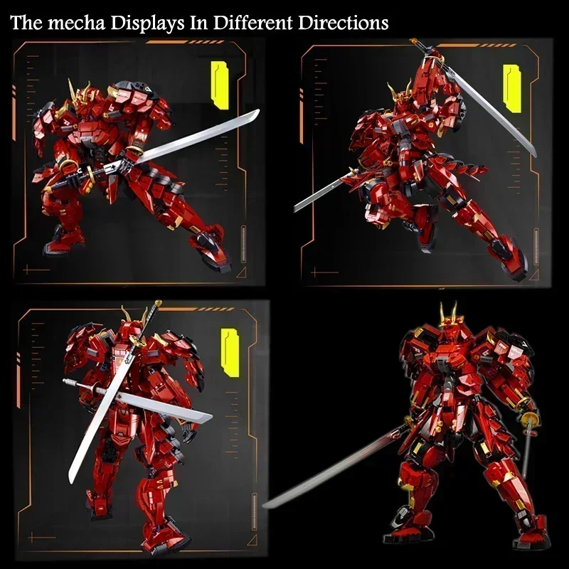 Новый набор строительных блоков Mecha Robot армированный фильм Kai Warrior Mech кубики 923 шт.