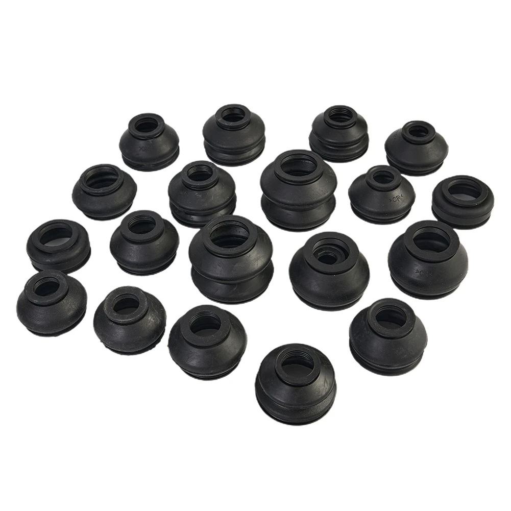 

28pcs Universal Car Suspension Steering Ball Joint Rubber Dust Boot Cover Track Tie Turn Rods Ends Set Parts Accessories