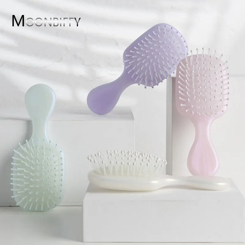 

Мини-расческа Женская портативная Маленькая подушка безопасности Массажная расческа для девочек и детей маленькие и милые Инструменты для...