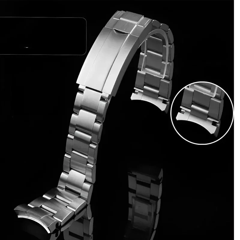 Ремешки для часов из стали 904L Rolex SUBMARINER DAYTONA мужской складной ремешок с застежкой