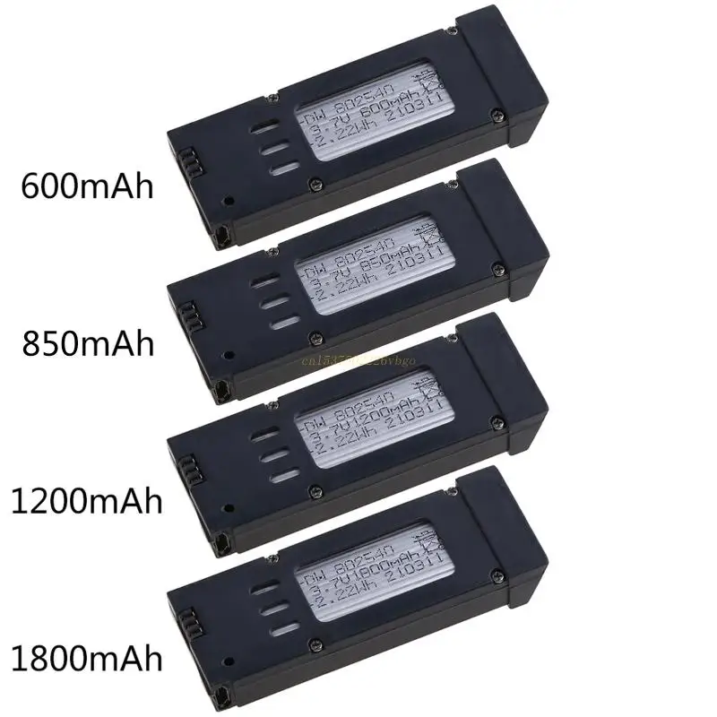 

3.7V 600mAh 800mAh 1600mAh 1800mAh Lithium for EACHINE E58 S168 JY019 JD19 Quadcopter Spare Parts