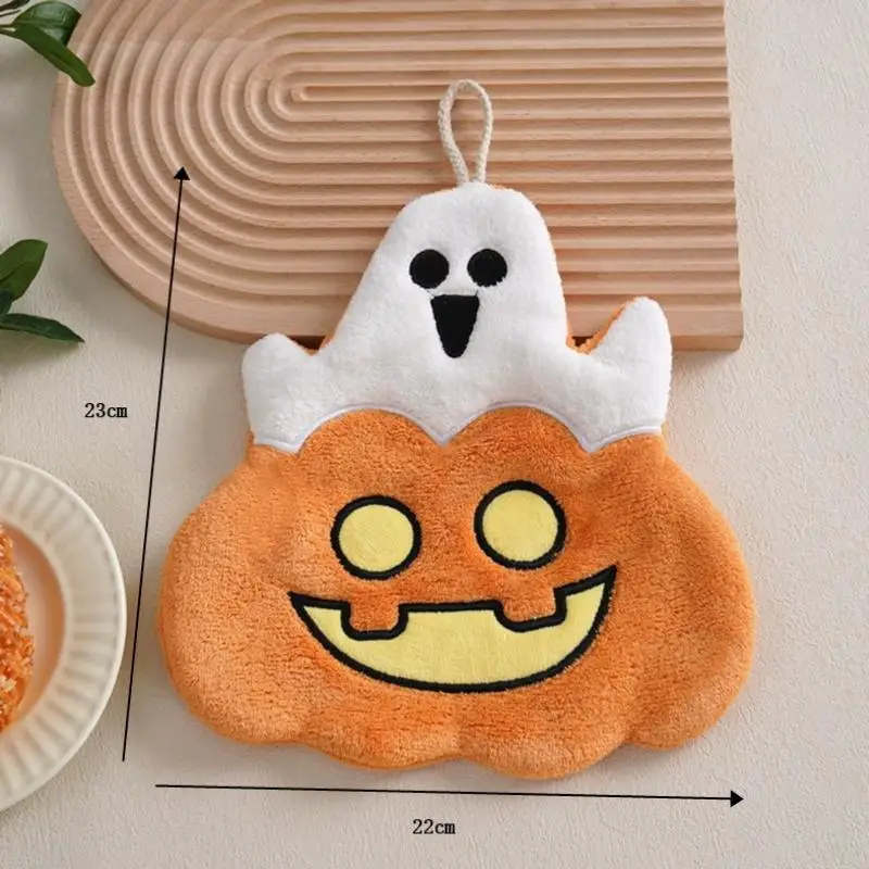 

WHPHous Флисовые полотенца для рук Хэллоуин