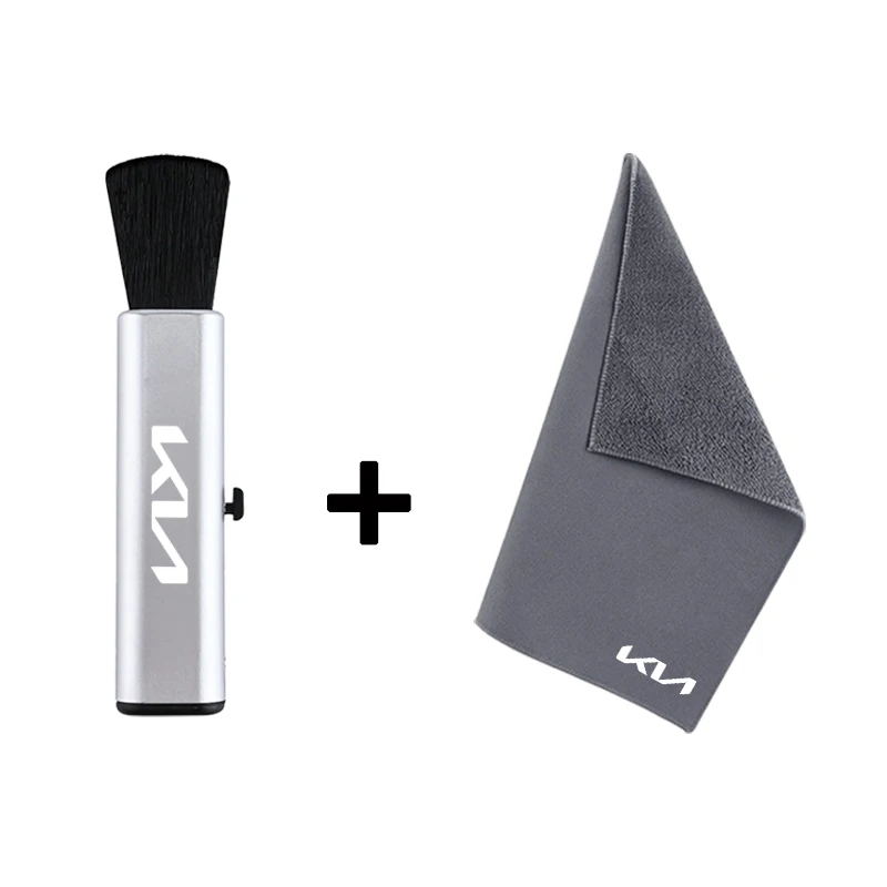 

Для KIA Rio Ceed Sorento Sportage Cerato Soul, мягкая щетка для чистки салона автомобиля с полотенцем для мытья автомобиля, тряпка из микрофибры