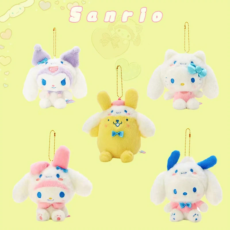 

Хэллоуин понравико аниме кавайная подвеска Sanrio милый мультяшный помпон пурин Hellokittys плюшевая сумка брелок кукла Хэллоуин девочка подарок