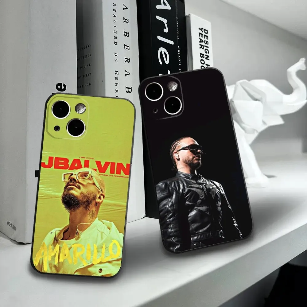 Чехол для телефона Singer J B-Balvin iPhone 16 15 14 13 12 Mini 11 Pro XR X XS MAX 7 8 Plus силиконовый чехол