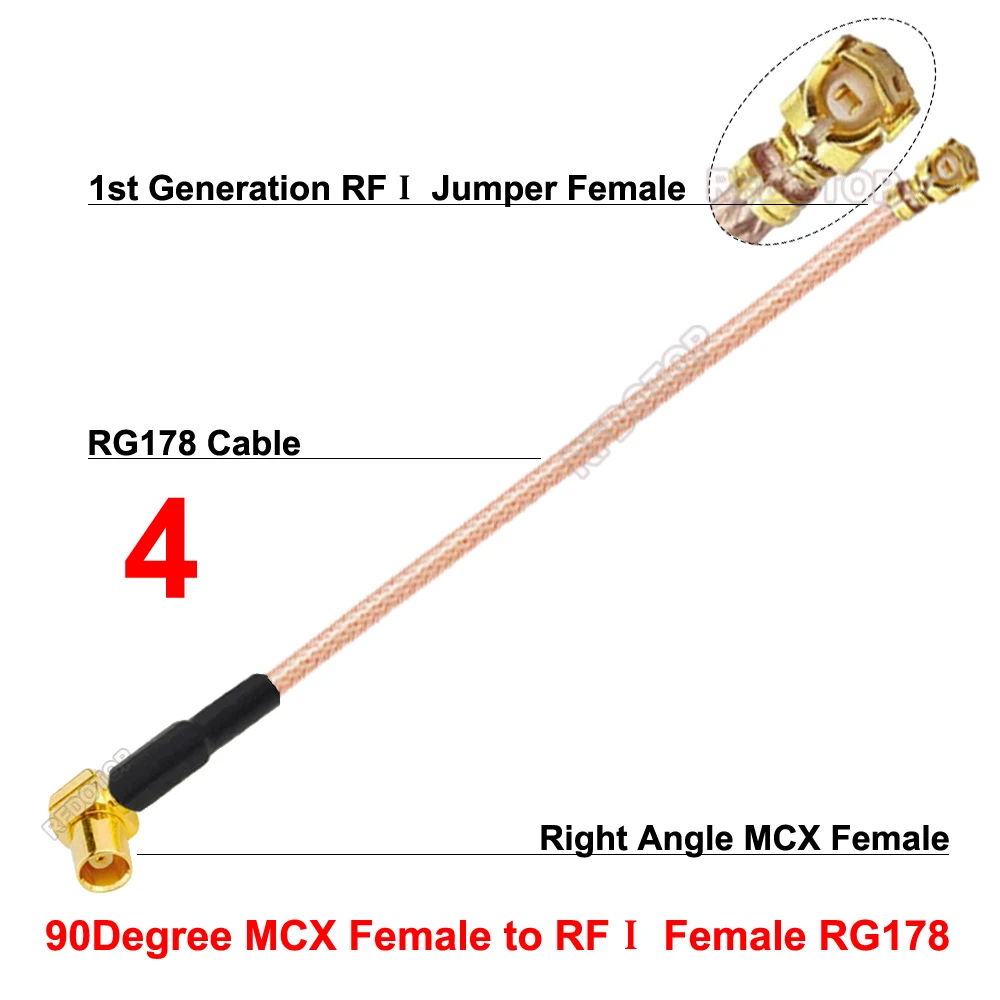 

RFDOTOP Кабель MCX IPX перемычка Wi-Fi антенна RG178