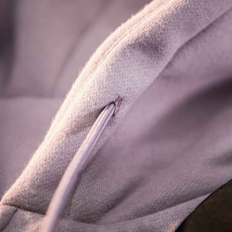 Thick Cotton Clothing Couple Style Korean Loose Fashion Fake Two-piece Splicing Hooded Top Men's Women's Spring Jacket Winter