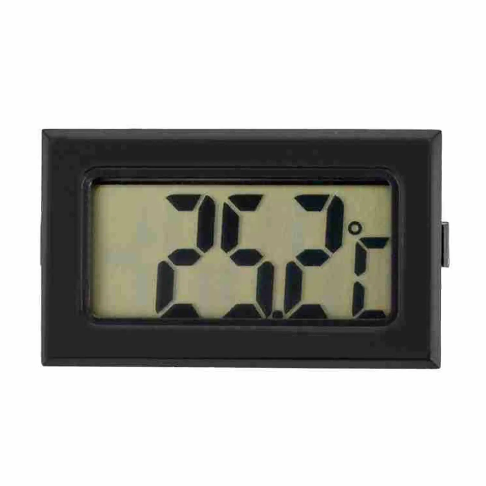 

Mini Black/White Embedded LED Digital Thermometer Temperature Cooling Tester Auto Car Pet Indoor Convenient Temperature Sensor