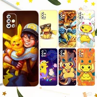 pokemon pikachu cute for samsung a53 a73 a72 a51 a41 a70 a50 a40 a30 s a20 a20e a10 a01 a8 a7 a6 a5 transparent phone case