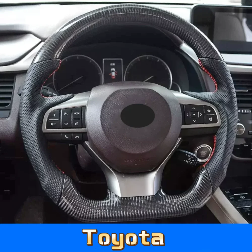 Подходит для рулевого колеса Toyota из углеродного волокна Rongfang Veranda Linfang Vica Camry Asia