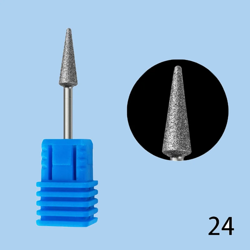 Diamond Nail Drill Bit Rotery Electric Milling Cutters For Pedicure Manicure Files Cuticle Burr Tools Accessories |